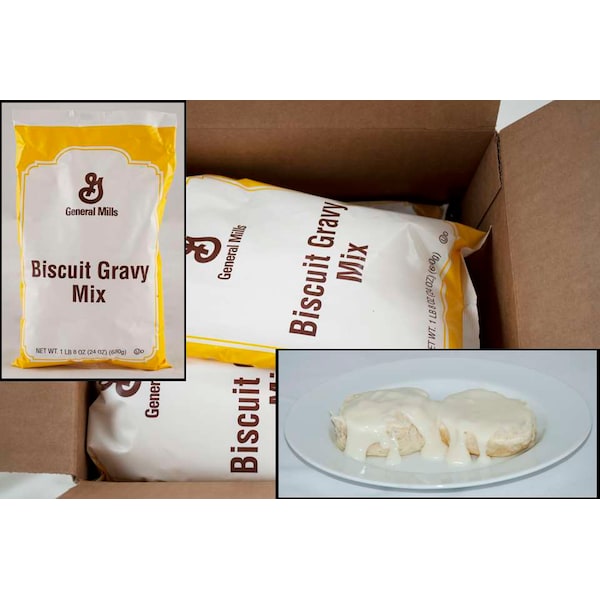 General Mills Gravy Mix Biscuit 1.5lbs, PK6